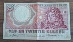 Bankbiljet 25 gulden 1955, Verzenden, 25 gulden, Los biljet