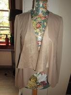 C1450 Vero Moda mt S jasje beige imitatiesuède, Verzenden, Vero Moda, Beige, Zo goed als nieuw