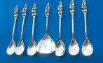 Zilveren en antieke lepelset compleet met suikerlepel, Antiek en Kunst, Verzenden, Zilver