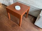 Mid-century bijzettafel vintage Scandinavi design 60x60x60, 45 tot 60 cm, Vierkant, Zo goed als nieuw, Hout