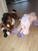 2 grote knuffels paarden, Dieren en Toebehoren, Ophalen, Zo goed als nieuw