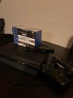 PS4 met extra’s, Spelcomputers en Games, Ophalen, Zo goed als nieuw, Met 2 controllers, Slim