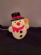 Kerst. Leuk Sneeuwpop lampje, Ophalen of Verzenden, Zo goed als nieuw