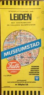 Plattegrond - LEIDEN, OEGSTGEEST, WARMOND, LEIDERDORP, 1983, Ophalen of Verzenden, Falk Plan, 1800 tot 2000, Nederland