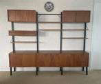 Poul Cadovius Royal System wandkast - Scandinavisch design, Huis en Inrichting, Ophalen, Gebruikt, 200 cm of meer, Met deur(en)