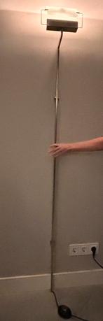 Moderne staande RVS wandlamp, Ophalen, Gebruikt, Metaal, Modern