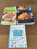 2 kookboeken (snelle gerechten + Mexicaans), Ophalen of Verzenden, Zo goed als nieuw