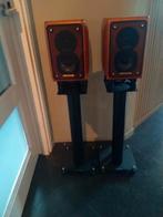 Diapason micra3 luidsprekers met stands, Zo goed als nieuw, Minder dan 60 watt, Front, Rear of Stereo speakers, Ophalen