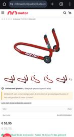 Bike Lift FS-9 Voorwiel Paddock Stand, Ophalen