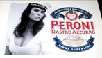 PERONI BIER : Metalen Bord Peroni - Birra Superiore, Verzamelen, Verzenden, Nieuw, Reclamebord, Plaat of Schild, Overige merken