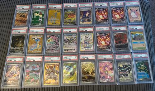 Diverse Pokémon PSA slabs te koop vanaf 30€, Hobby en Vrije tijd, Verzamelkaartspellen | Pokémon, Nieuw, Losse kaart, Foil, Ophalen of Verzenden