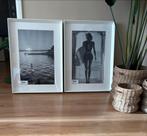 2 Mooie fotoschilderijen met zwart/wit foto's, Ophalen of Verzenden, Zo goed als nieuw, 75 cm of meer, 50 tot 75 cm