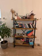 Feliz Joy boekenkast | industrieel | Bruin | Hout metaal, Huis en Inrichting, Kasten | Boekenkasten, Met plank(en), 100 tot 150 cm