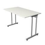 Bureau Smart 120x65cm wit - Klein bureau - Ontspiegeld blad, Verzenden, Nieuw, Bureau, Aylvalan 5 Bakkeveen