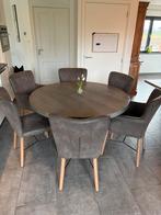6 Eetkamerstoelen Homecenter Wolvega, 2 met armleuning, Huis en Inrichting, Ophalen, Kunststof, Na, Na