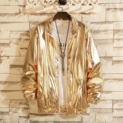 Heren gouden jas / windjack zomerjas goud mannen feest, Kleding | Heren, Jassen | Zomer, Nieuw, Verzenden
