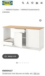 IKEA Knoxhult keuken met spoelbak en kraan, Huis en Inrichting, Keuken | Keukenelementen, Ophalen, Gebruikt, Wit, 150 tot 200 cm