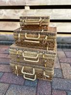 Rotan manden/koffers, Huis en Inrichting, Ophalen, Gebruikt, Rechthoekig, Riet