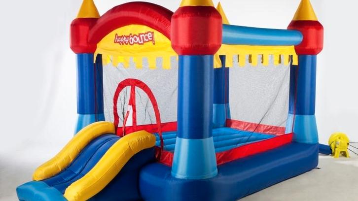 Funty Springkussen Castle Adventure 2 in 1, Kinderen en Baby's, Speelgoed | Buiten | Springkussens, Zo goed als nieuw, Ophalen of Verzenden