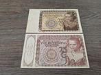 Setje beide biljetten 25 gulden Prinsesje, geel en rood, Ophalen of Verzenden, 25 gulden