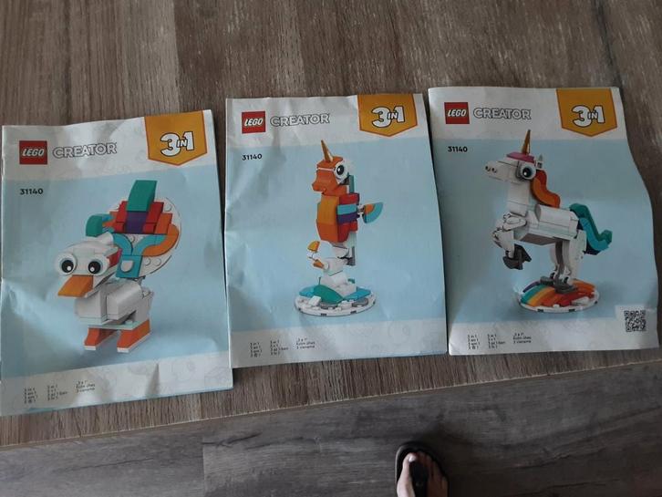 Lego creator magische eenhoorn, Kinderen en Baby's, Speelgoed | Bouwstenen, Zo goed als nieuw, Ophalen of Verzenden