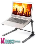 DJ Laptopsteun, Laptopstandaard, Laptophouder, In hoogte verstelbaar, Info@marbeco.nl, Power Dynamics, Nieuw