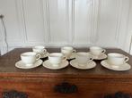 Mokka koffiekopjes met schotel wedgwood Edme, Ophalen of Verzenden, Zo goed als nieuw, Wedgwood, Kop(pen) en/of Schotel(s)
