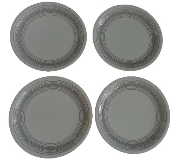 Arzberg Form 6500 Hellas 4x ontbijtbord saladebord 19,5cm, Huis en Inrichting, Keuken | Servies, Zo goed als nieuw, Bord(en), Overige stijlen