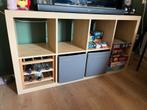 Kallax kast 2x4 met groot vak, Ophalen, Gebruikt, 100 tot 150 cm, Minder dan 100 cm