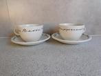 2x Cappuccino Kop en schotel John Tams, Huis en Inrichting, Keuken | Servies, Ophalen of Verzenden, Zo goed als nieuw, Overige stijlen