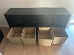 2x IKEA Kallax kast 4 vakken, Kunststof, Gebruikt, 100 tot 150 cm, Ophalen of Verzenden