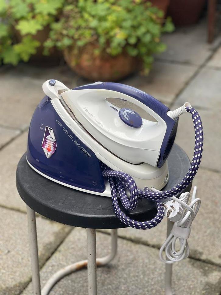 Philips SpeedCare stoomgenerator strijkijzer HI5919/30, Witgoed en Apparatuur, Strijkijzers en Strijkplanken, Zo goed als nieuw