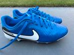 Nike Tiempo Voetbalschoenen Blauw maat 38,5, Ophalen of Verzenden, Gebruikt, Schoenen
