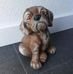Vintage hondenbeeld keramiek beeld puppy hond pup, Verzamelen, Beelden en Beeldjes, Ophalen of Verzenden, Gebruikt, Dier