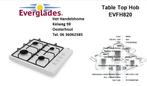Nieuwe gaskookplaten voor aardgas en butagas actieprijs, Ophalen, Nieuw, 4 kookzones, Energieklasse A of zuiniger