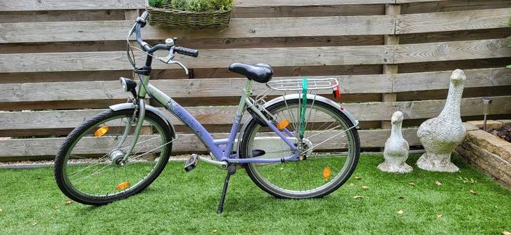Goede 24 inch meisjesfiets Gazelle Sunshine, 3 versnellingen, Fietsen en Brommers, Fietsen | Meisjes, Gebruikt, 24 inch, Handrem
