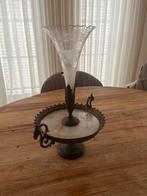 Antieke Bloemenvaas met Ornamenten, Ophalen of Verzenden