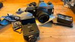 Praktica MTL5B + Pentacon 50mm f/1.8 321AFlitser set, Overige merken, Overige soorten, Zo goed als nieuw, Ophalen of Verzenden