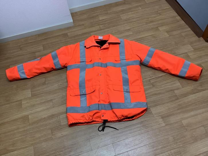 Reflecterende Werkjas XL met Teddy Binnenjas, Doe-het-zelf en Verbouw, Veiligheidskleding, Gebruikt, Ophalen of Verzenden