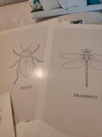 17 posters in een map, Huis en Inrichting, Ophalen of Verzenden, Zo goed als nieuw