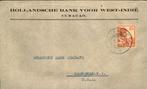 Curacao - Bank voor West-Indië - USA - 1924, Postzegels en Munten, Ophalen of Verzenden, Briefkaart