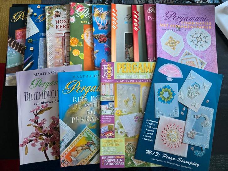 Pergamano set, Hobby en Vrije tijd, Kaarten | Zelf maken, Zo goed als nieuw, Overige typen, Overige thema's, Verzenden