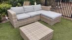 Mooi wicker loungeset, Ophalen, Gebruikt, Wicker