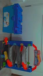 Hot Wheels Garage + Track bulder unlimited set+ 15 autootjes, Ophalen of Verzenden, Gebruikt