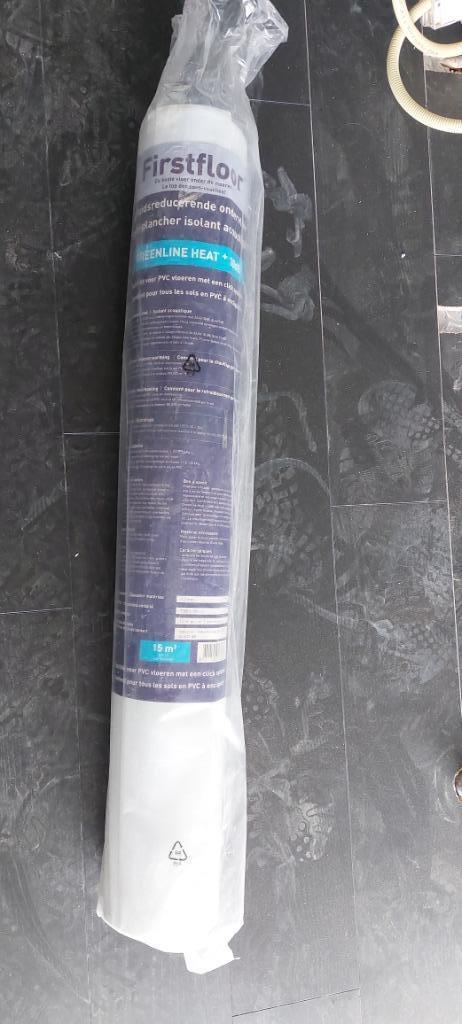 Ondervloer Greenline Heat+ PVC Click 1,2 mm 15 m2, nieuw, Doe-het-zelf en Verbouw, Isolatie en Afdichting, Nieuw, Vloerisolatie