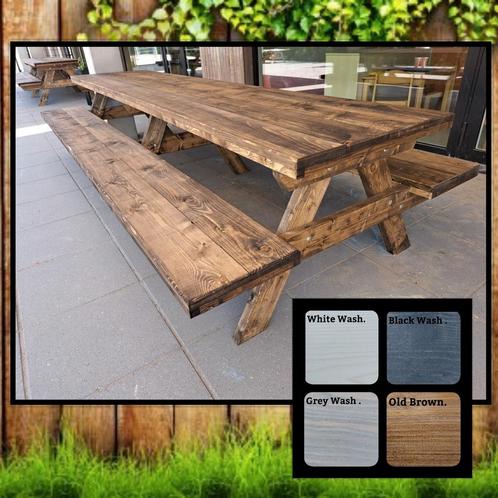 Robuuste Picknickset, Tuin en Terras, Picknicktafels, Nieuw, Rechthoekig, Ophalen of Verzenden