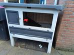Ferplast Konijnenhok Grand Lodge, Dieren en Toebehoren, Ophalen, Cavia, 90 cm of meer, Hok