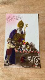 Oude ansichtkaart Sinterklaas Groeten van Sint Nicolaas, Ophalen of Verzenden, 1920 tot 1940, Gelopen