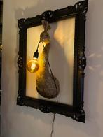 Unieke Pauwen Lamp, Huis en Inrichting, Lampen | Wandlampen, Ophalen of Verzenden, Zo goed als nieuw, Overige materialen