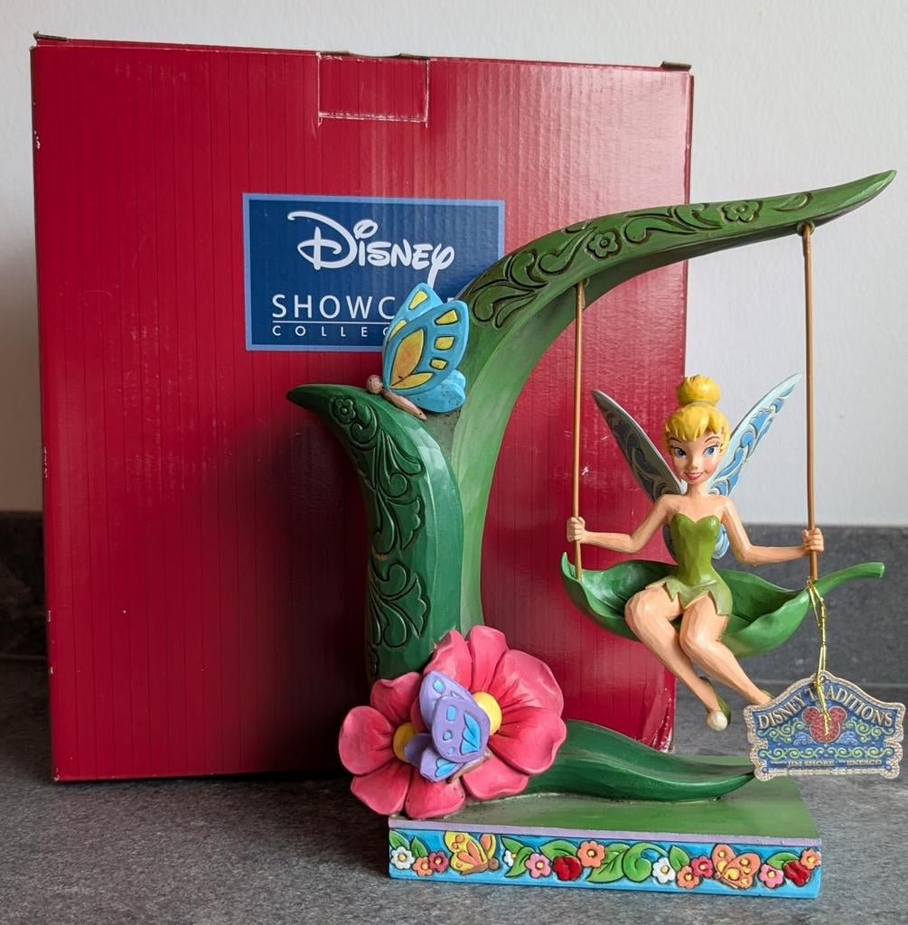 Disney Traditions Tinkerbell Suspended in Springtime(6016336, Ophalen of Verzenden, Peter Pan of Pinokkio, Zo goed als nieuw, Beeldje of Figuurtje